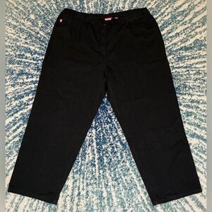 Woman Within Classic Fit  Black Denim Pants (NWOT)